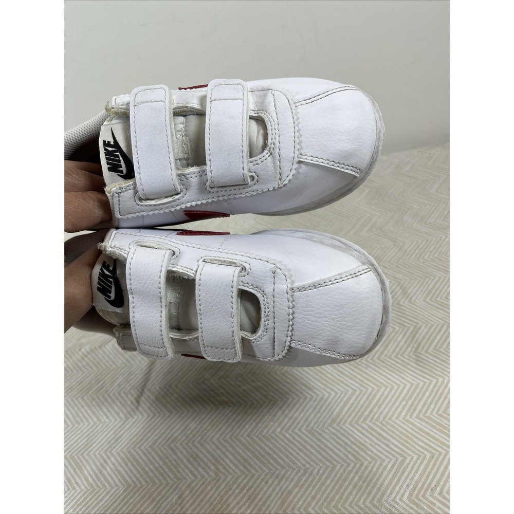 Nike Kids Cortez Basic SL Shoes Sneakers 904767-103 White Sz 13.5 C Forest Gump - Picture 8 of 15